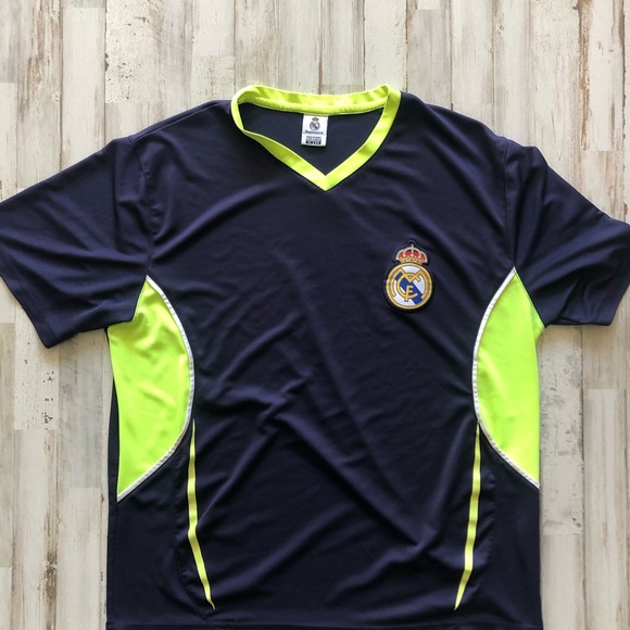 real madrid black and green jersey